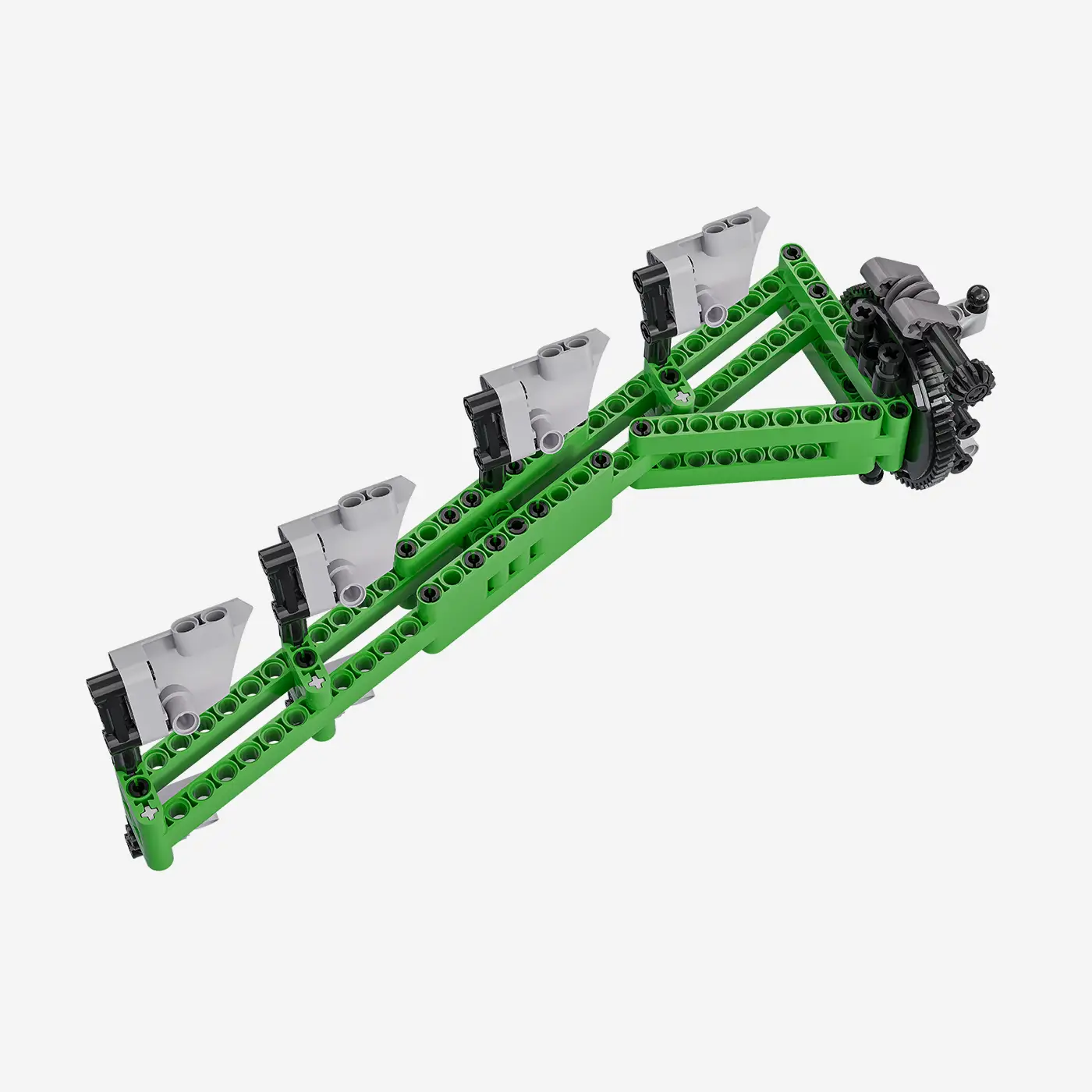 Modern tractor 1:18 - Plough