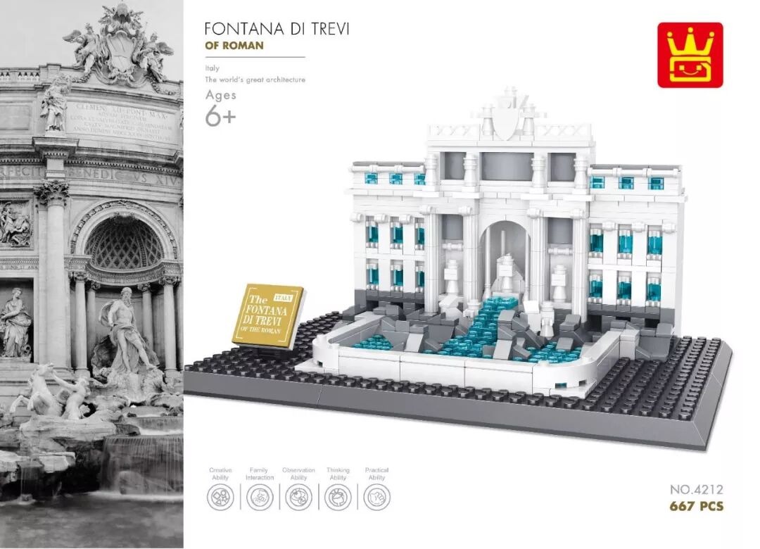 Trevi Fountain - Old
