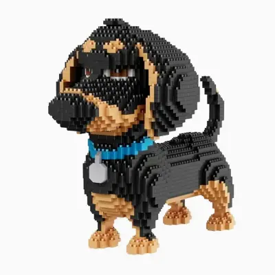 Dachshund (diamond blocks)