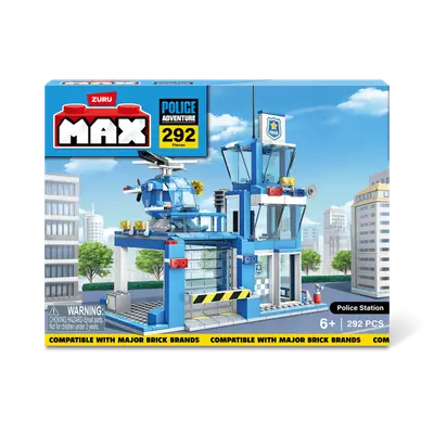MAX Adventure Police Station Playset
