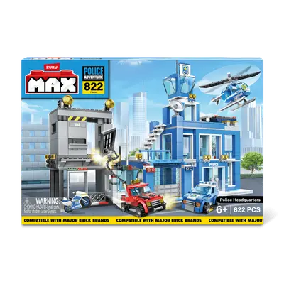 MAX Adventure Police Headquarters Playset